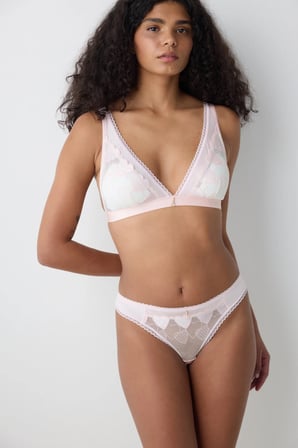 Removable Padded Triangle Pembe  Sütyen - Penti Loves Paris Koleksiyonu
