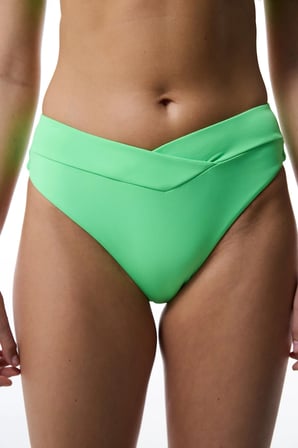 Yeşil V Kesimli Slip Bikini Altı