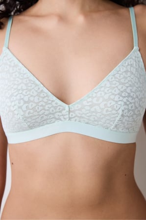 Triangle Lace Mint Yeşili Sütyen