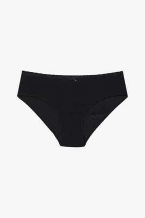 Soft Pointel Basic 3'lü Pamuklu Çok Renkli Hipster Külot