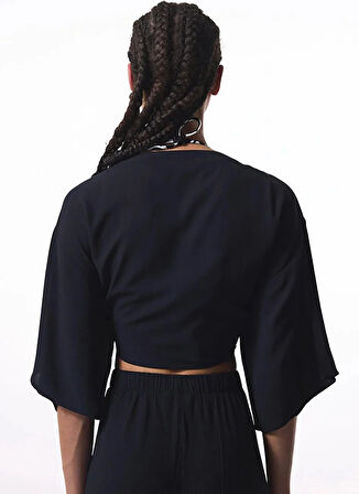 Penti V Yaka Siyah Kadın Büstiyer PL7P5YGV25IY