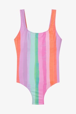 Kız Çocuk Ocean Çizgili Sport Mayo