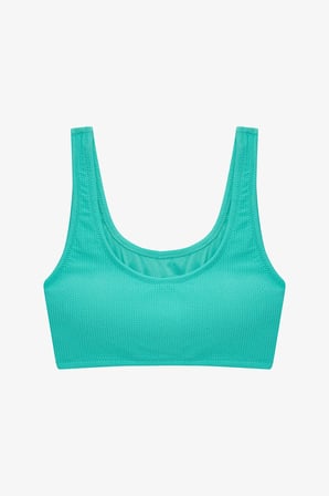 Turkuaz Genç Kız Holly Halter Yaka Bikini Takımı