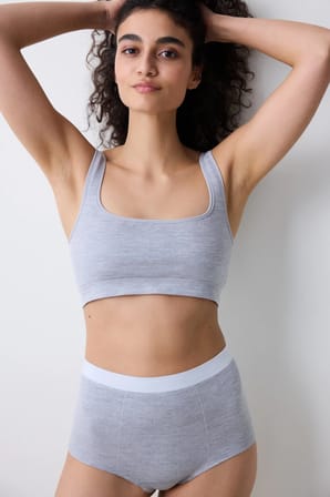 Reversible Seamless Çok Renkli Crop Üst