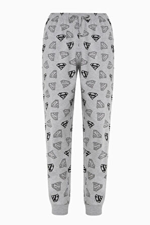 Superman Çok Renkli Pantolon Pijama Takımı