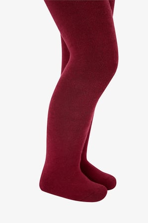Kız Çocuk Pretty Basic Towel Bordo Külotlu Çorap