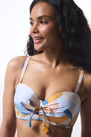 Misty Lotus Toparlayıcı Balenli Balconette Bikini Üstü