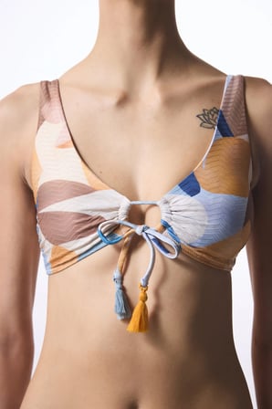 Misty Hot Etnik Desen Boncuklu Bikini Üstü