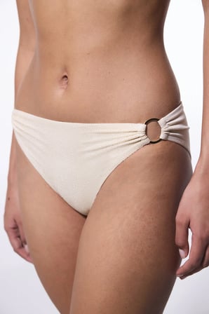 Ekru Jessi Side Tokalı Bikini Altı