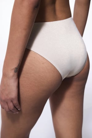 Ekru Jessi Side Tokalı Bikini Altı