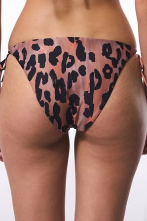 Clove Minimal Kesim Leopar Desenli Bikini Atı