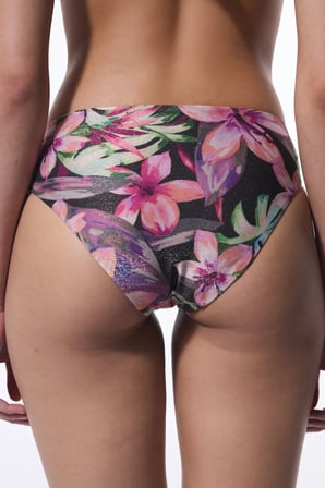 Briella Side Çiçekli Tokalı Slip Bikini Altı