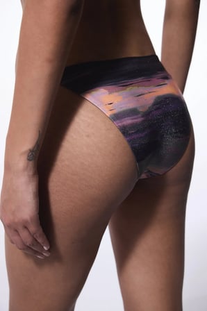 Nixie Side Çizgili Tokalı Slip Bikini Altı