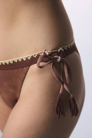 Açık Kahverengi Emery Bikini Altı