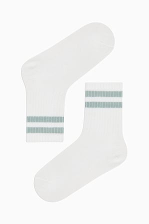 Erkek Çocuk Double Stripe 4lü Soket Çorap