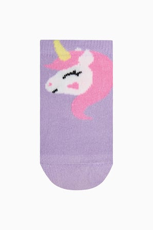 Kız Çocuk Sweet Unicorn Çok Renkli 4lü Patik Çorap