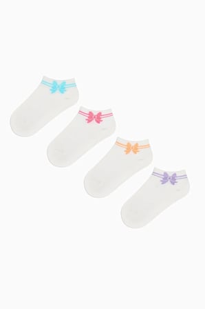 Kız Çocuk Sweet Bow 4lü Patik Çorap