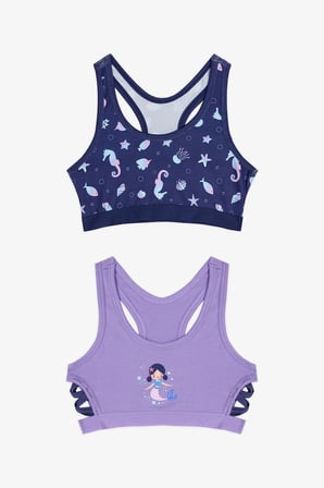 Kız Çocuk Mermaid 2li Çok Renkli Spor Üst