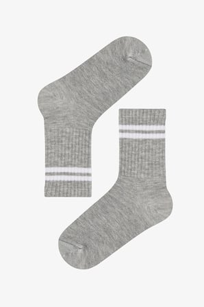 Erkek Çocuk Lines 3lü Tenis Çok Renkli Soket Çorap