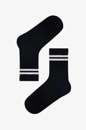 Erkek Çocuk Lines 3lü Tenis Çok Renkli Soket Çorap