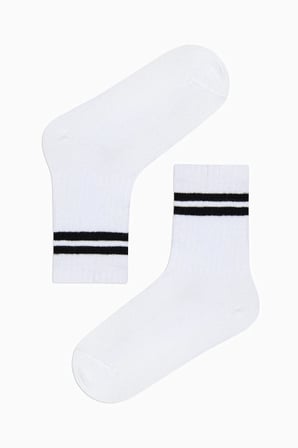 Erkek Çocuk Lines 3lü Tenis Çok Renkli Soket Çorap