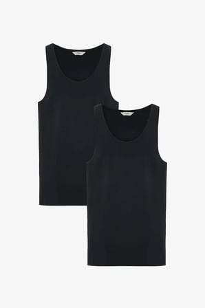Siyah Erkek Regular Black 2li Atlet