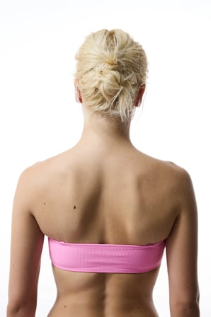 Açık Pembe Bia Straplez Knot Bikini Üstü