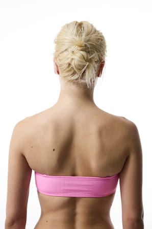 Açık Pembe Bia Straplez Knot Bikini Üstü