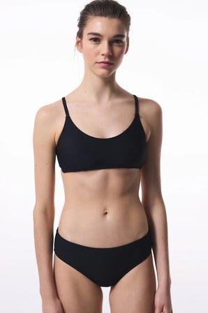 Siyah Mary Bra Bikini Üstü