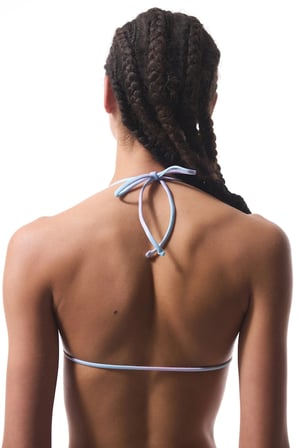 Jamie Boncuklu Çok Renkli Üçgen Bikini Üstü - Gamze Erçel Koleksiyonu