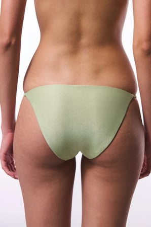 Açık Yeşil Jadira Side Tokalı Slip Bikini Altı