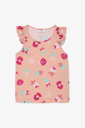 Kız Çocuk Keep Our Ocean Pamuklu 2li Pijama Takımı
