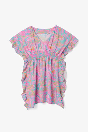 Genç Kız Colorful Energy Kısa Kollu V Yaka Kaftan