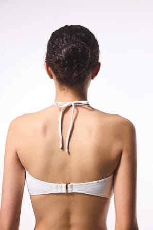 Krem Maggie Straplez Bikini Üstü
