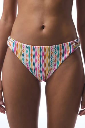 Çizgili Mae Makrome Bikini Altı