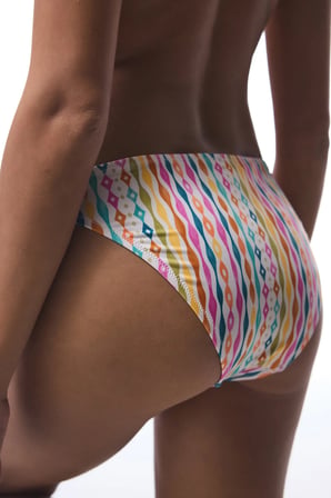 Çizgili Mae Makrome Bikini Altı
