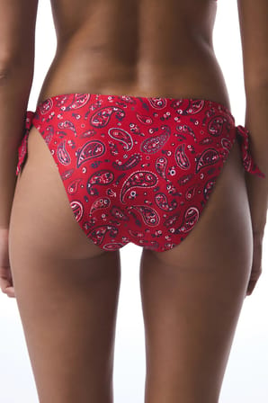 Etnik Desenli Tokalı Bandana Brazilian Bikini Altı