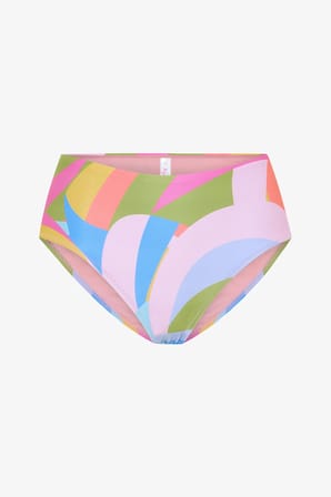 Renkli Beja Bikini Altı