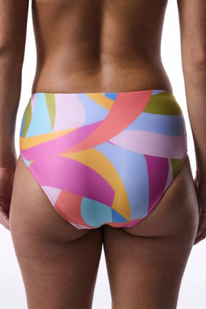 Renkli Beja Bikini Altı
