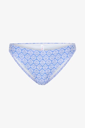 Mavi Geometrik Desenli Bikini Altı
