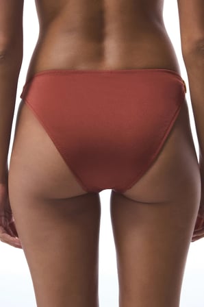 Turuncu Braga Tokalı Bikini Altı