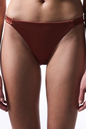 Turuncu Braga Tokalı Bikini Altı