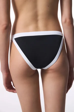 Siyah Gina Extra Super Düşük Bel Bikini Altı