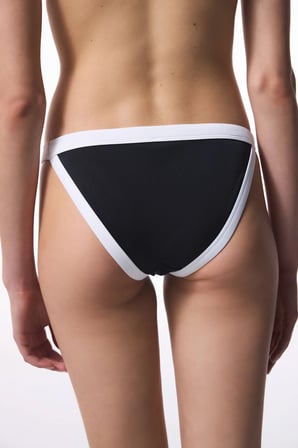 Siyah Gina Extra Super Düşük Bel Bikini Altı