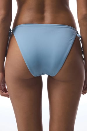 Mavi Maya Boncuklu Bağlamalı Bikini Altı