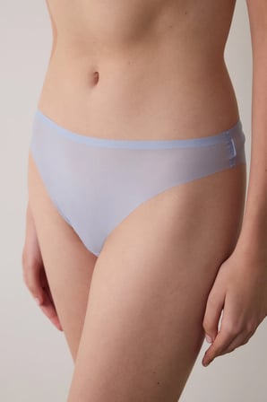 İz Bırakmaz Açık Mavi Zerogram Dikişsiz  Normal Bel Slip Külot