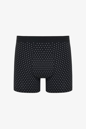 Erkek Black Point Pamuklu 3lü Çok Renkli Boxer Külot