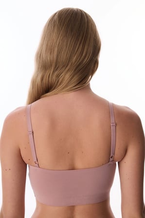 İz Bırakmaz Kirli Pembe 24 Saat Pamuklu Dikişsiz Balensiz Bralet
