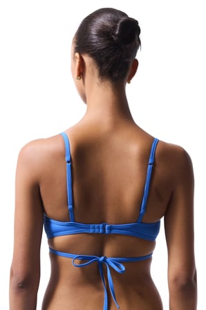 Ophelia Minimal Kesim Mavi Bikini Üstü