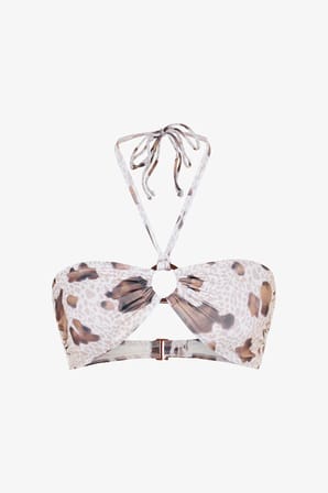Renkli Dakota Bandeau Bikini Üstü